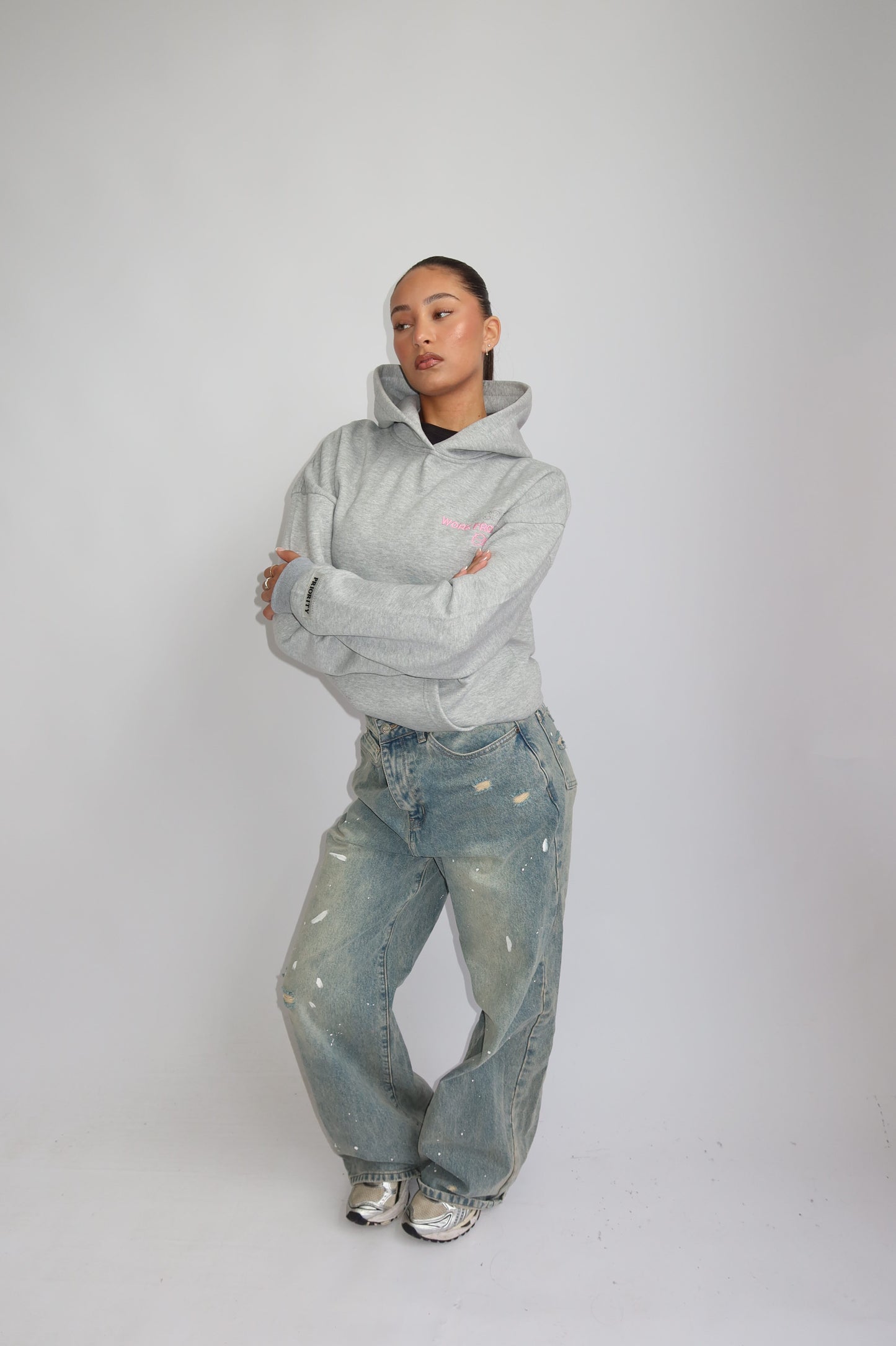 Priority work from home hoodie