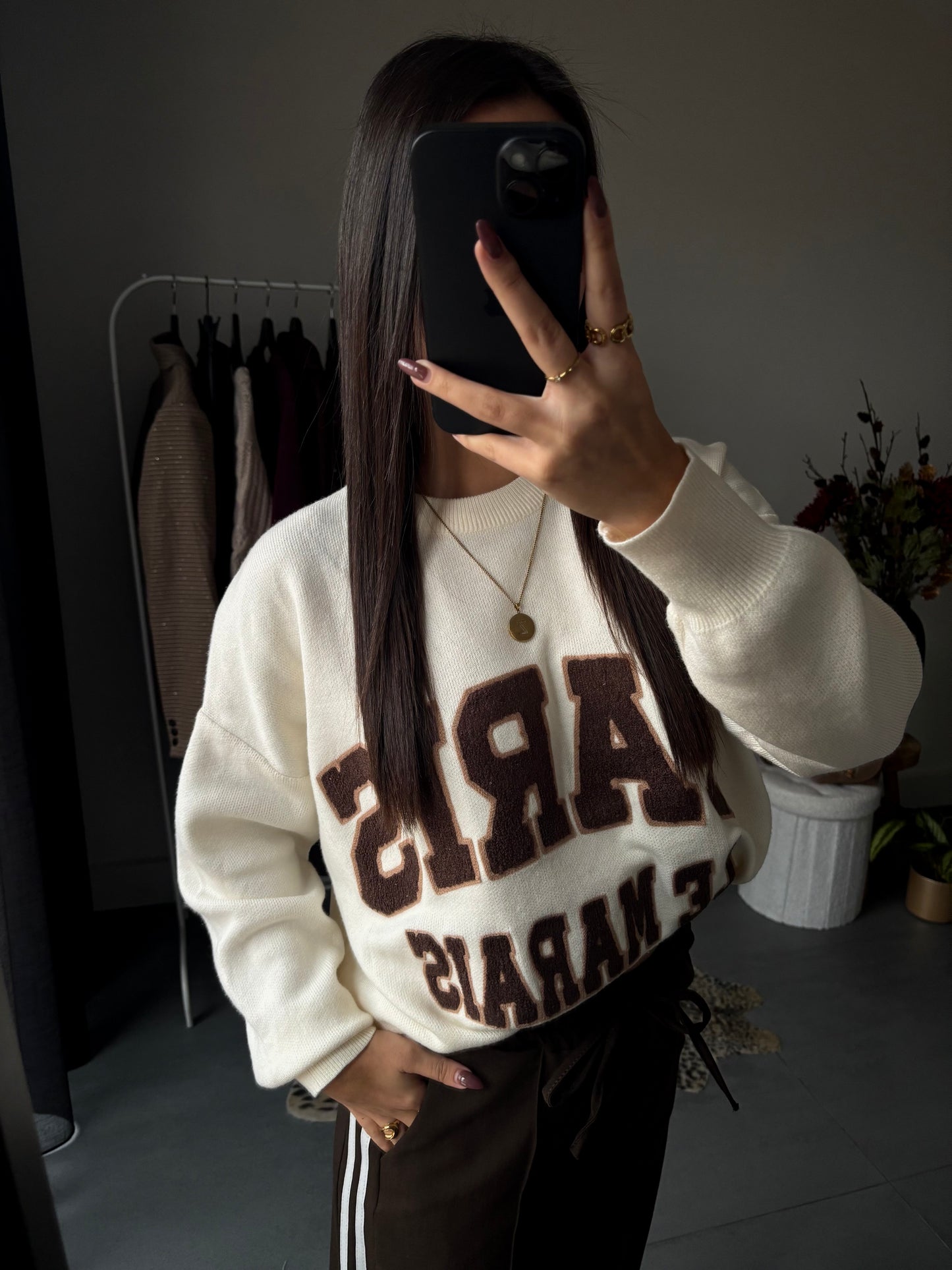 Paris le marais teddy knit