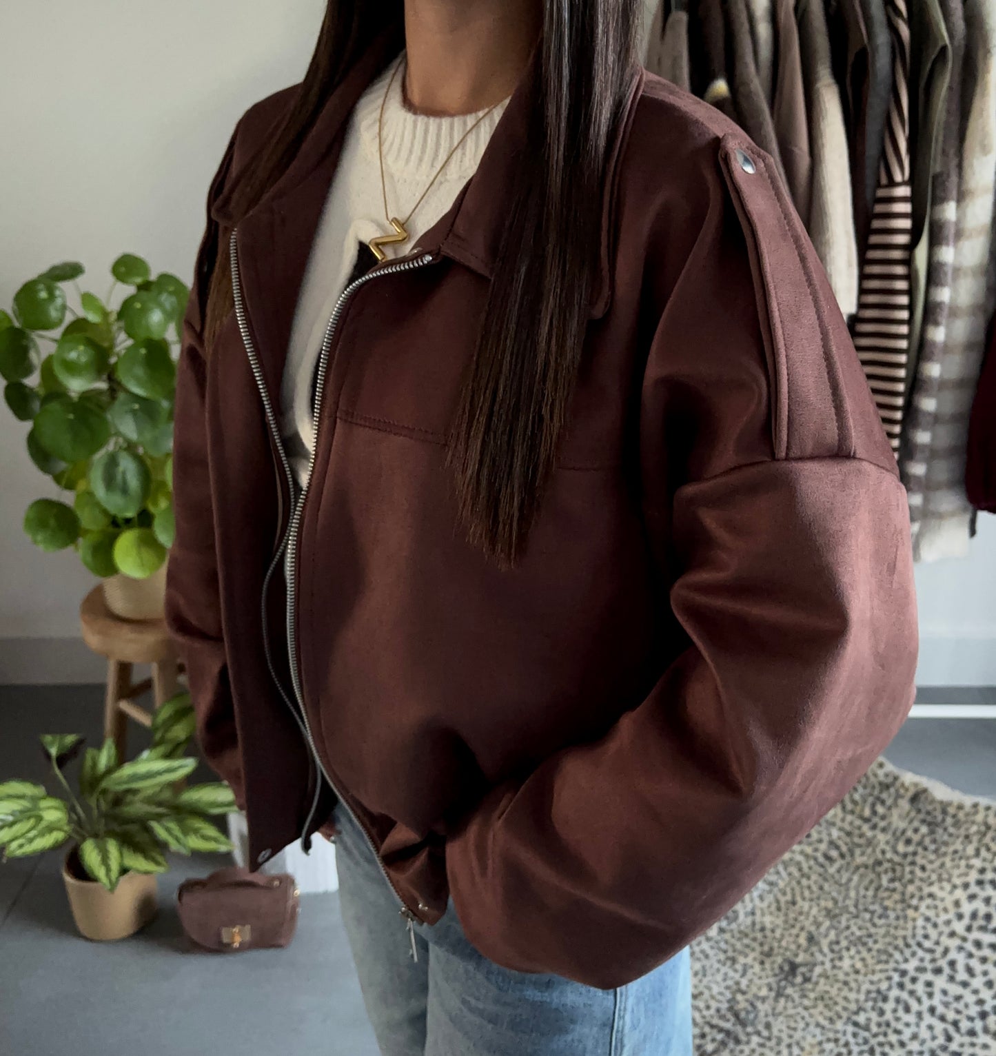 Urban edge suede jacket