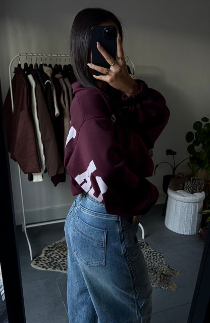 Balloon fit denim jeans