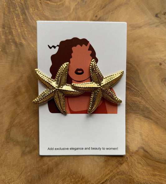 Seastar oorbellen