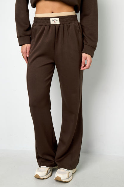 Espresso ease joggingset