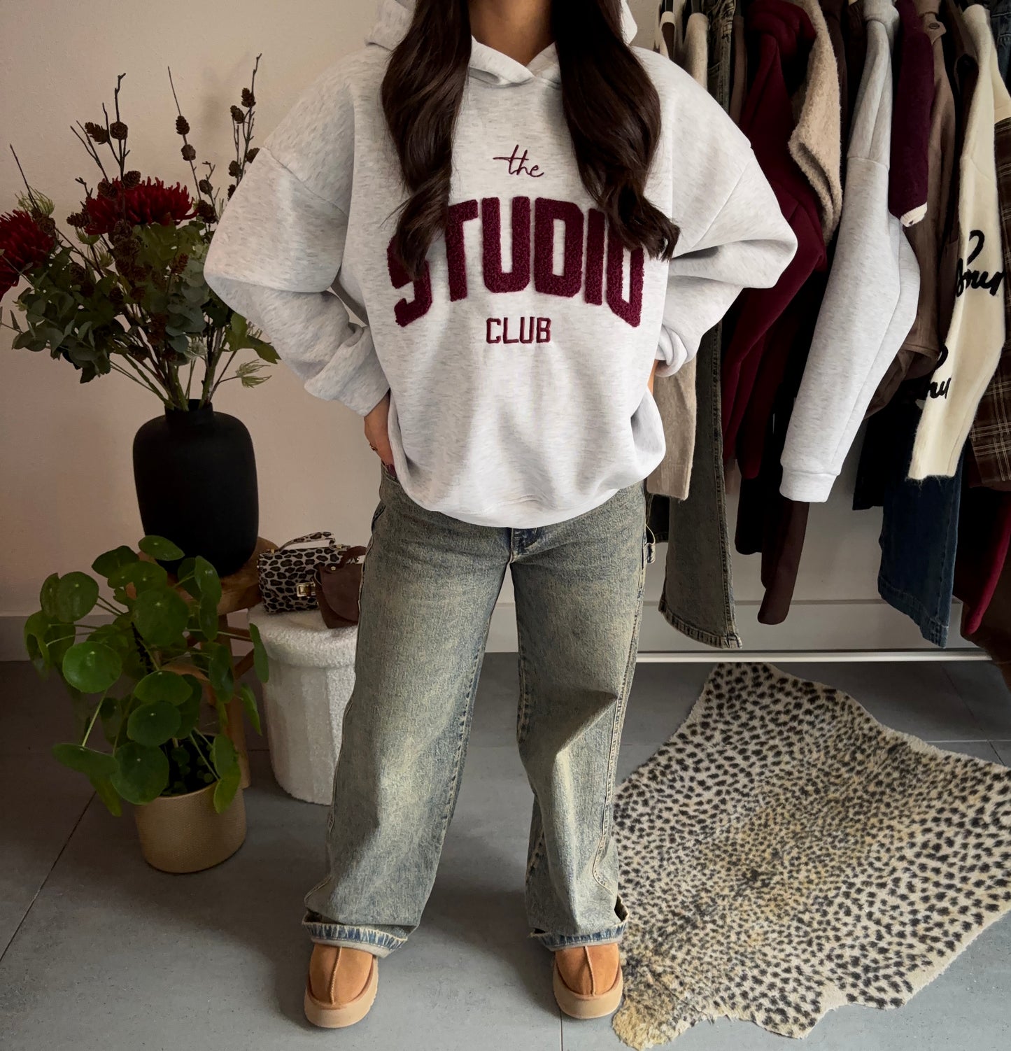 Studio club hoodie (grijs)