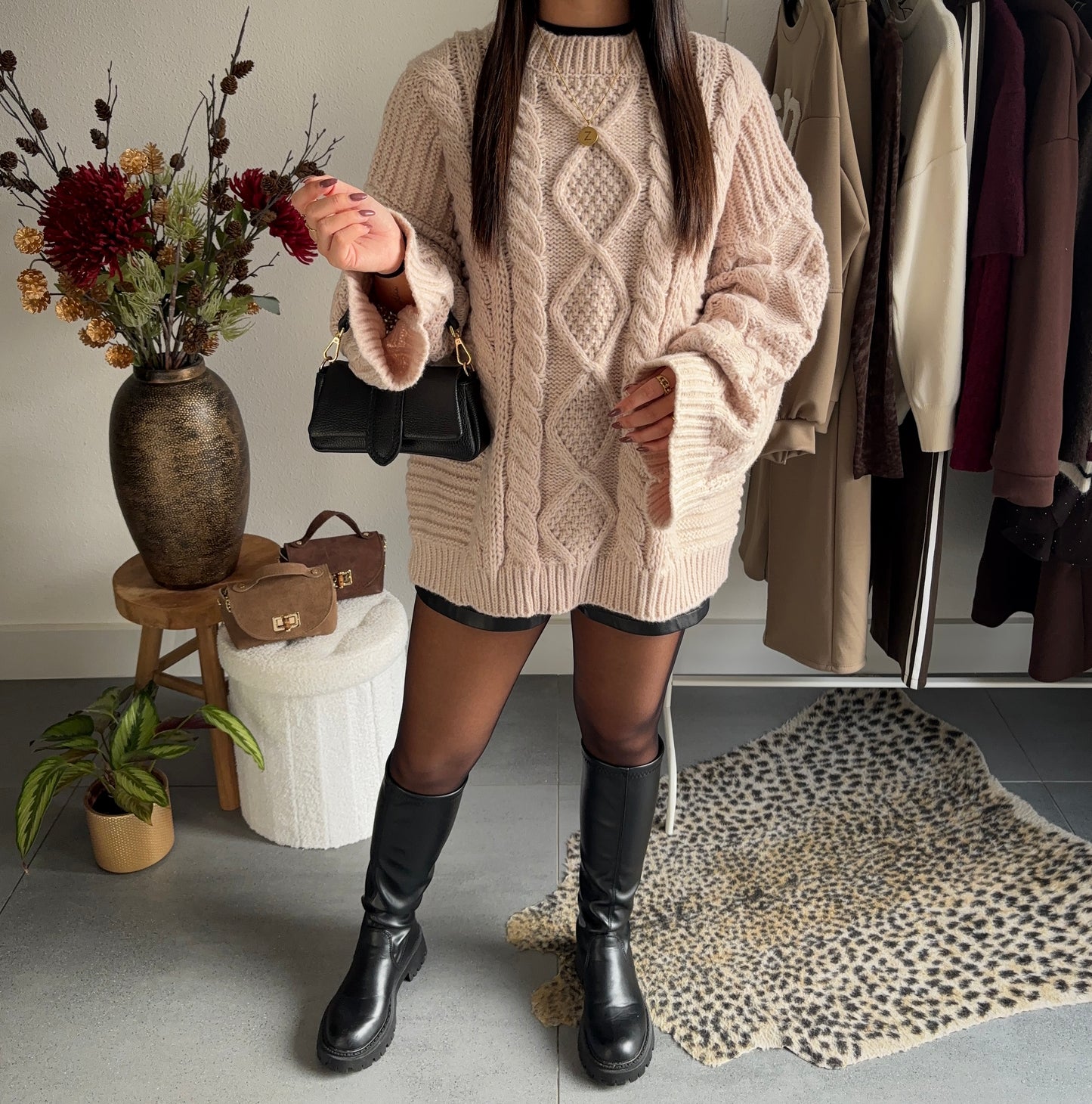 Cozy Cable Knit Sweater