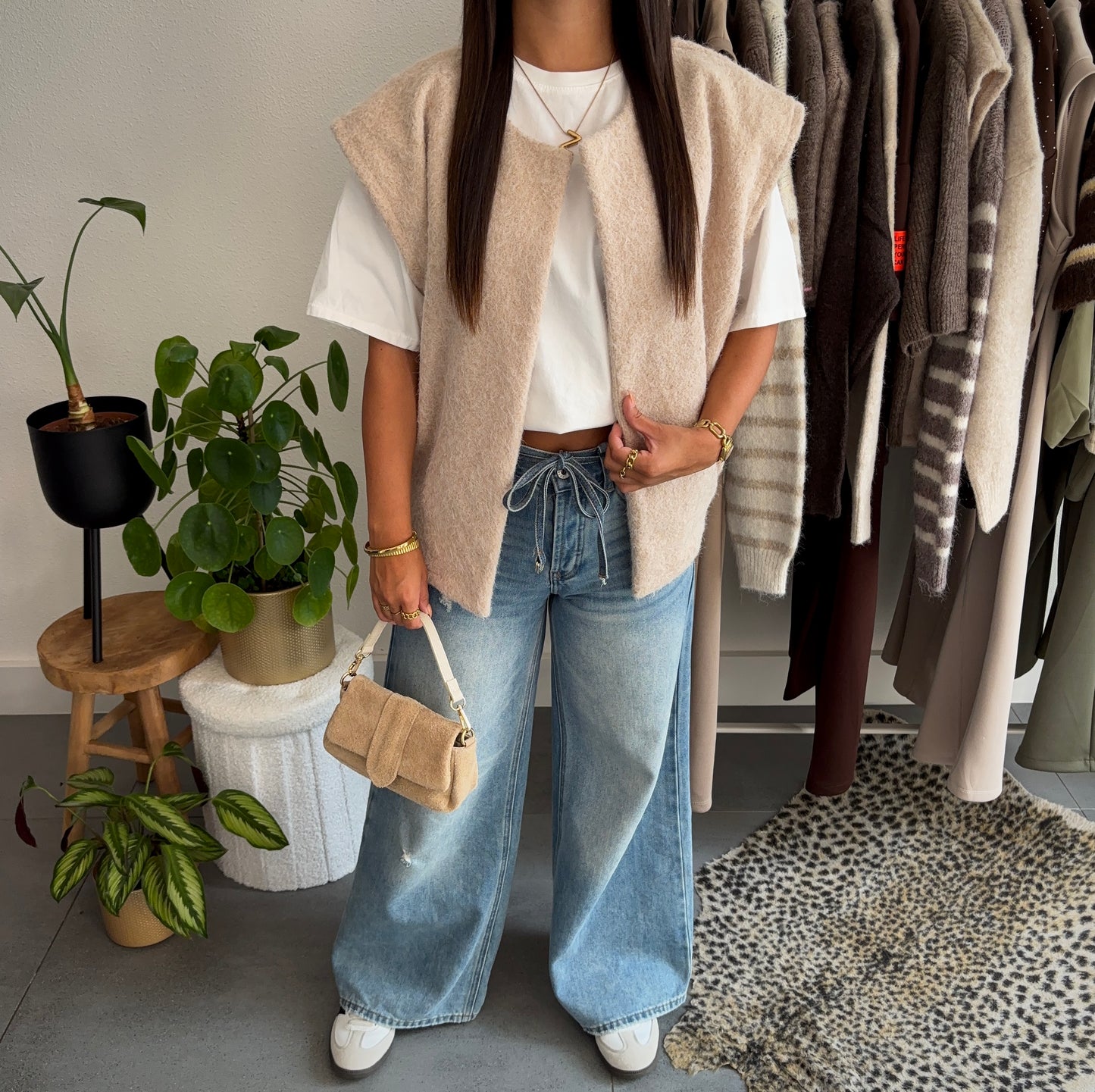 Cozy chic gilet