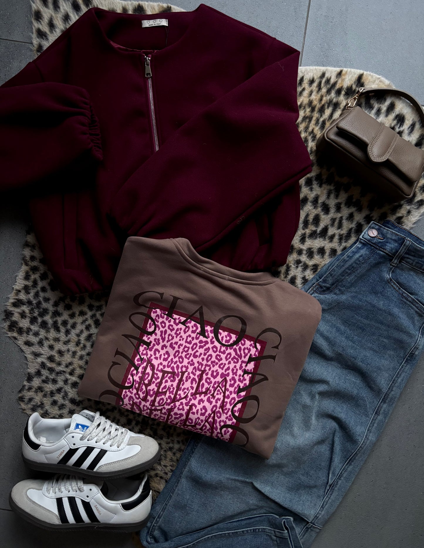 Balloon fit denim jeans