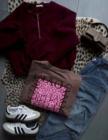 Balloon fit denim jeans