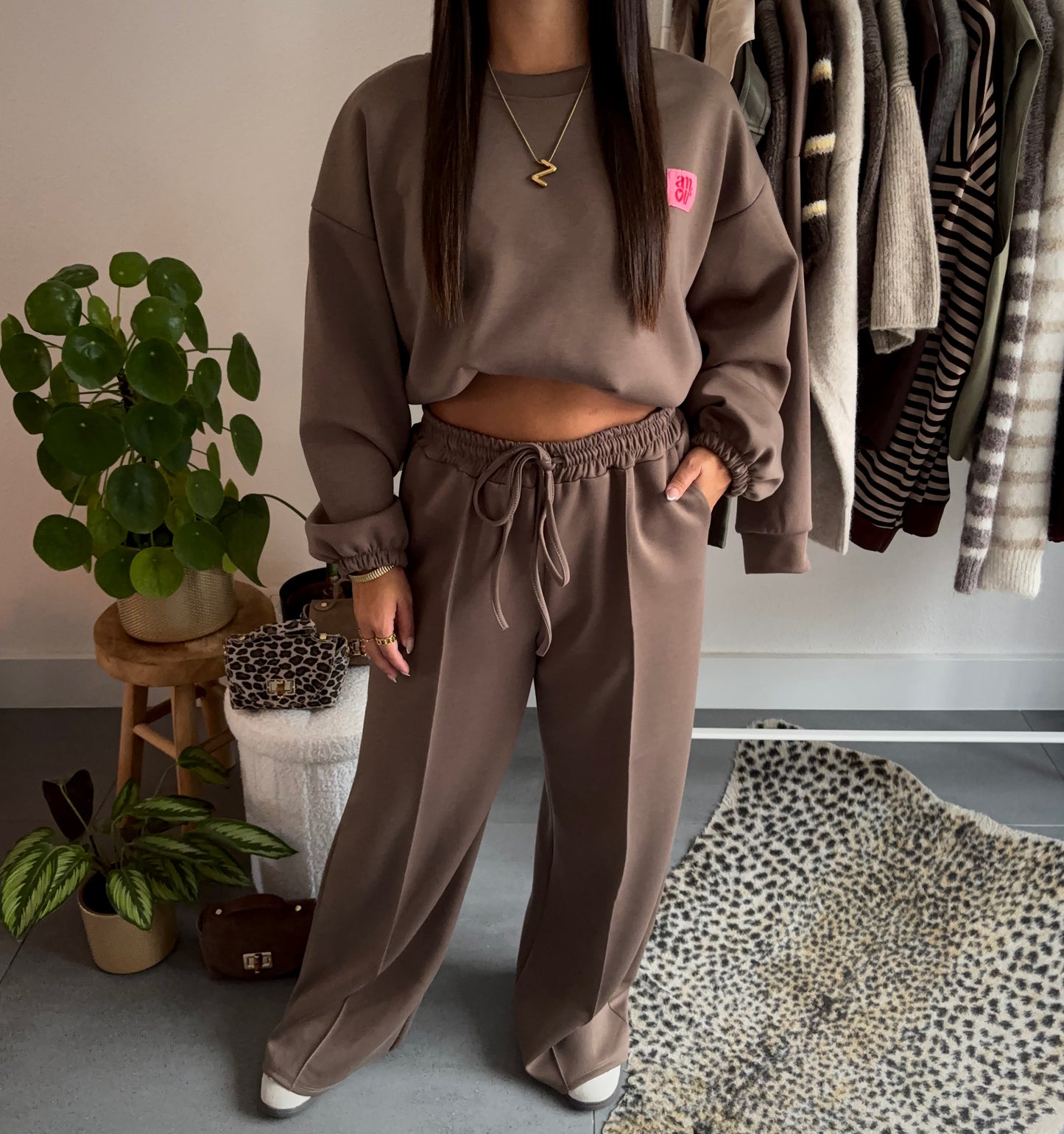 Amour joggingset (taupe)