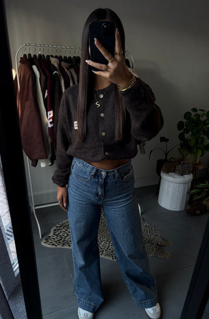 Love love knit vest (bruin)