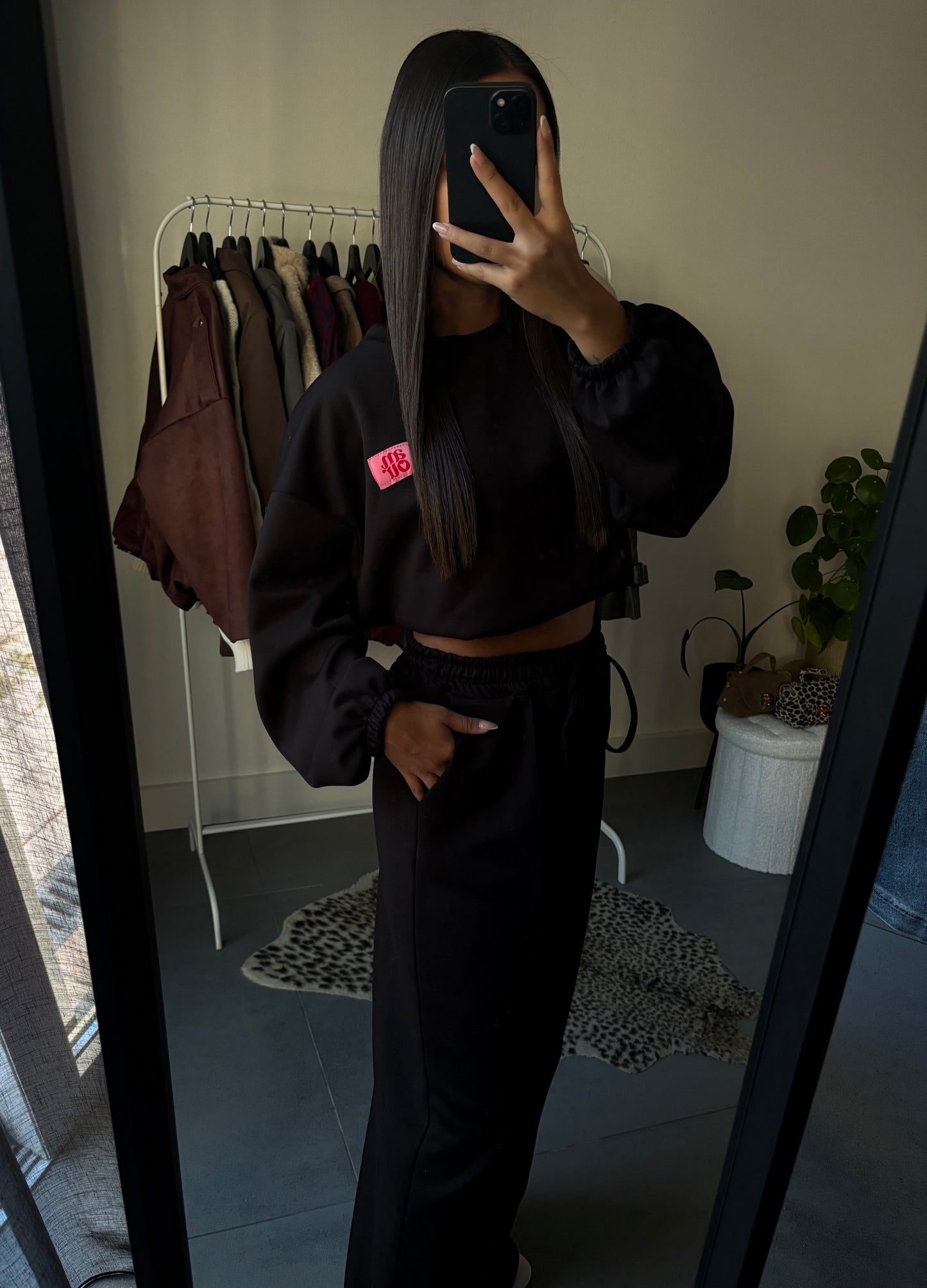 Amour joggingset (zwart)