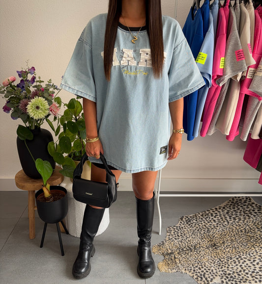 Denim dream oversized t-shirt