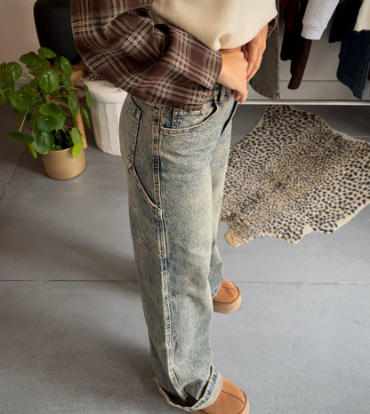 Vintage wash jeans