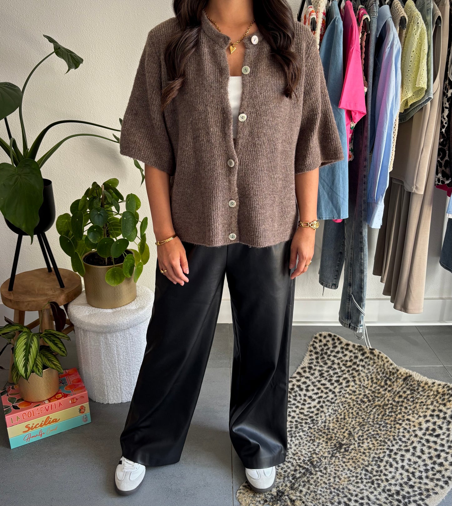 Cozy core Vest (Bruin)