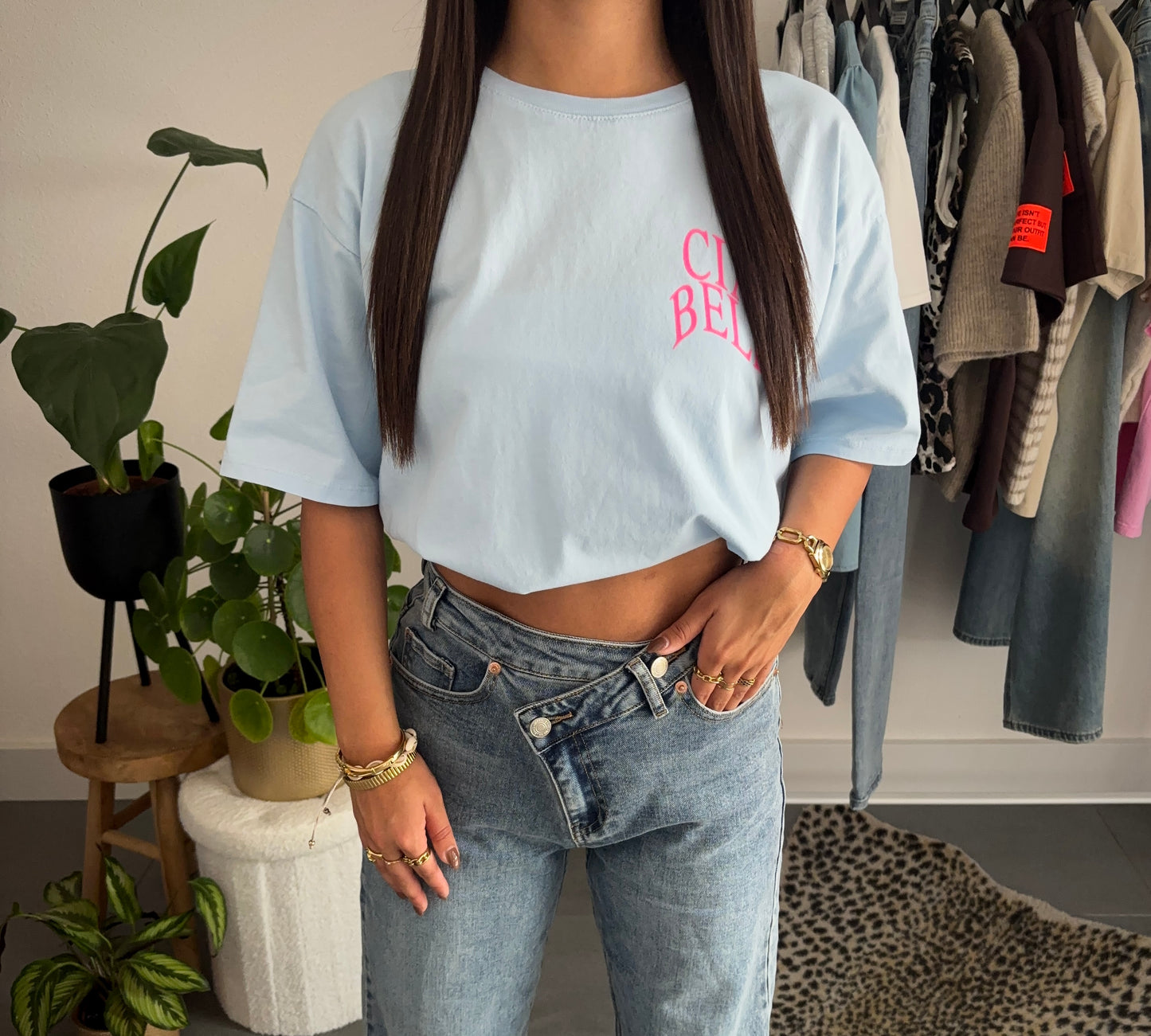 Ciao bella t-shirt (blauw)