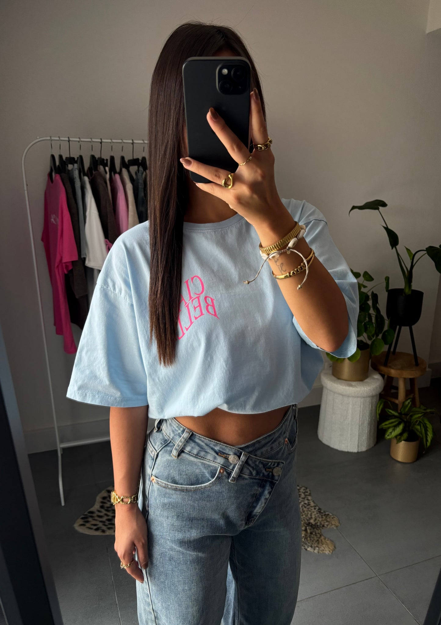Ciao bella t-shirt (blauw)