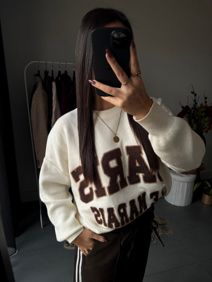 Paris le marais teddy knit