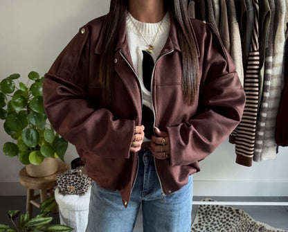 Urban edge suede jacket