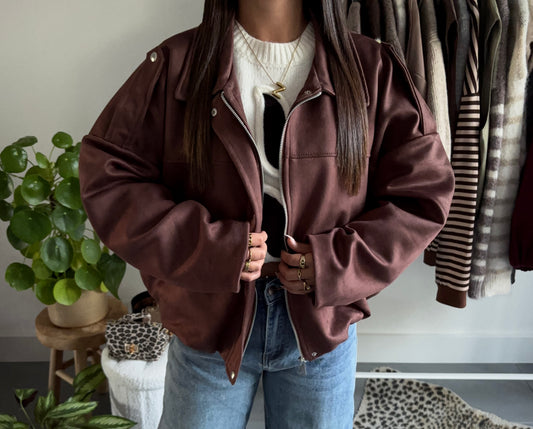 Urban edge suede jacket