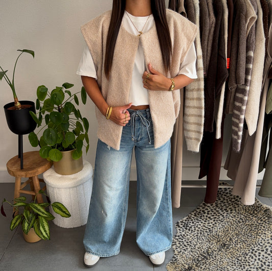 Cozy chic gilet