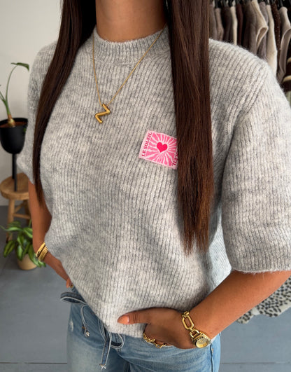 Heartlight knit trui (grijs)