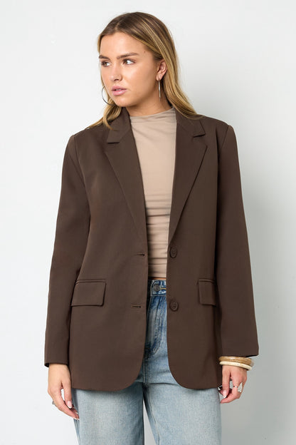 Cocktail Club Blazer (bruin)
