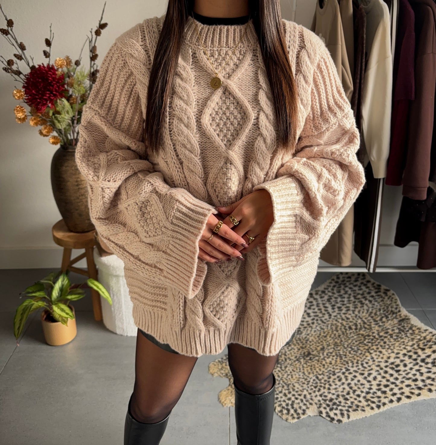 Cozy Cable Knit Sweater