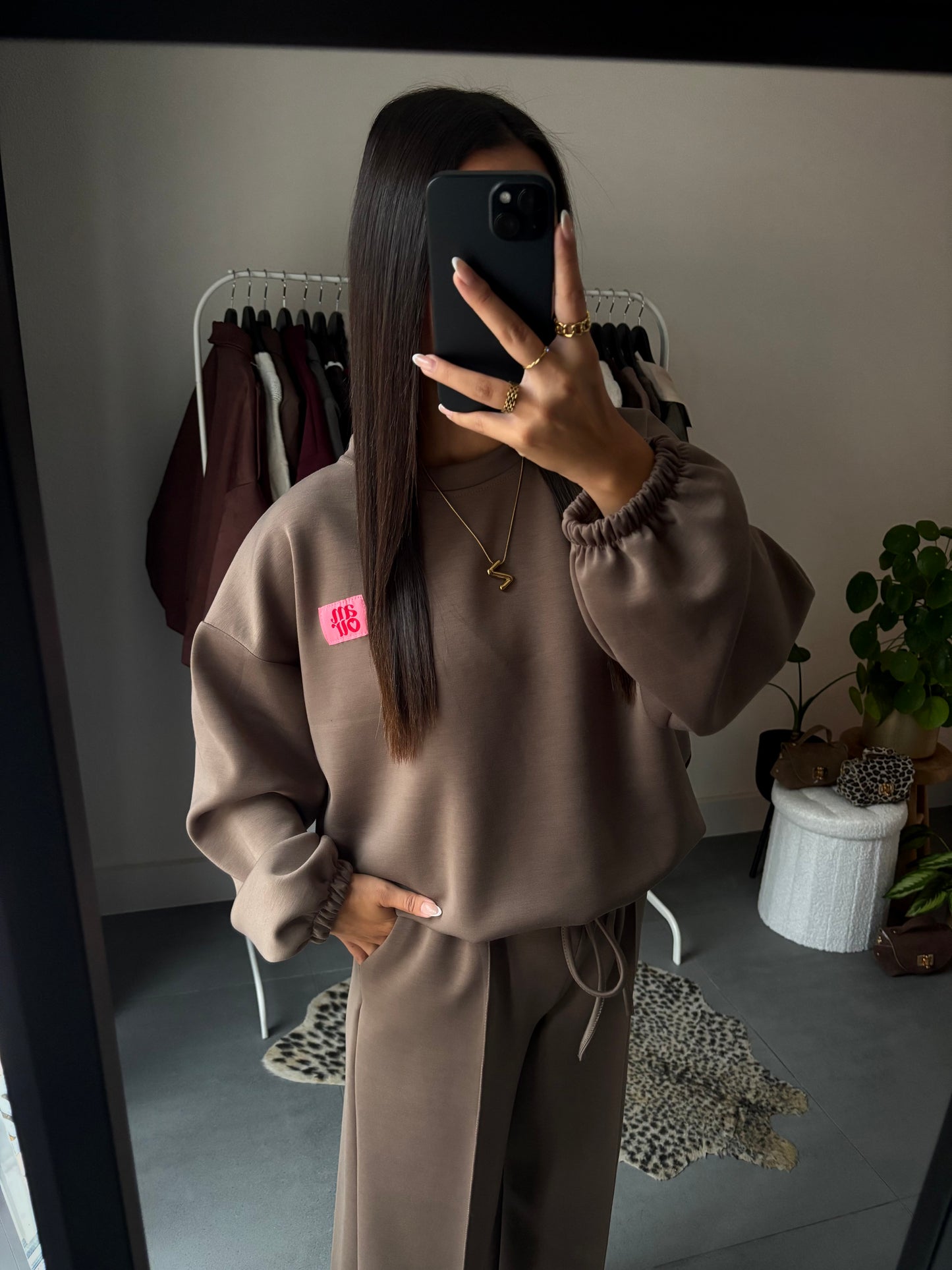 Amour joggingset (taupe)