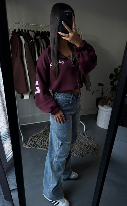 Balloon fit denim jeans