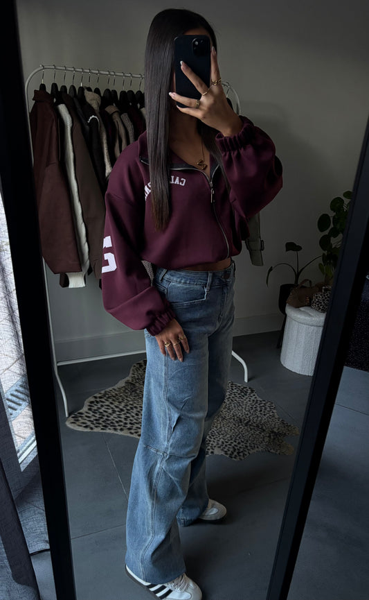 Balloon fit denim jeans