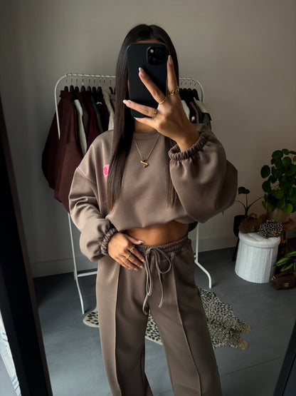 Amour joggingset (taupe)