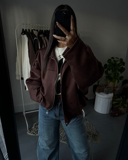 Urban edge suede jacket