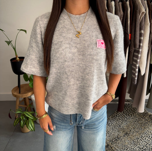 Heartlight knit trui (grijs)