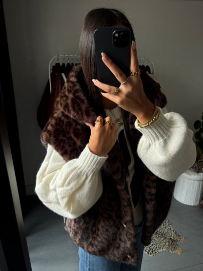 Wild luxe faux fur gilet